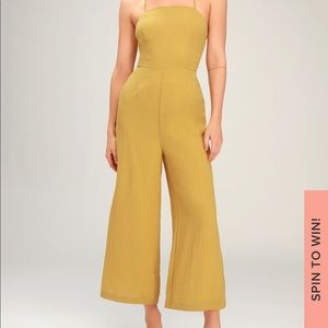 Wide leg jumpsuit